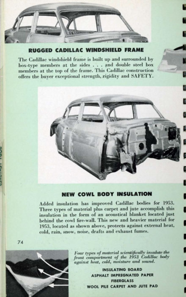 1953 Cadillac Salesmans Data Book Page 64